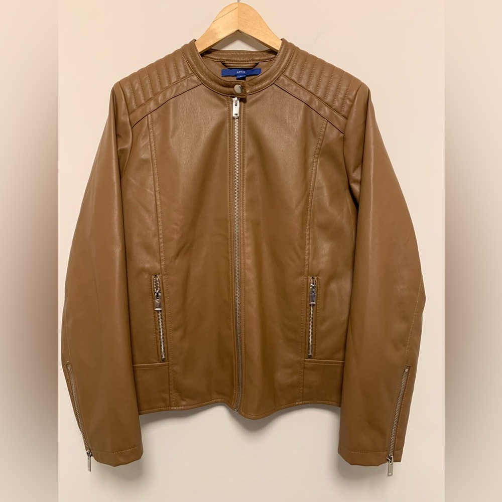 Women’s Apt 9 Vegan Leather Jacket -Size L